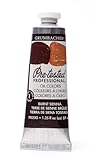 Grumbacher Pre-Tested Oil Paint, 37ml/1.25 Ounce, Burnt Sienna (P023G)