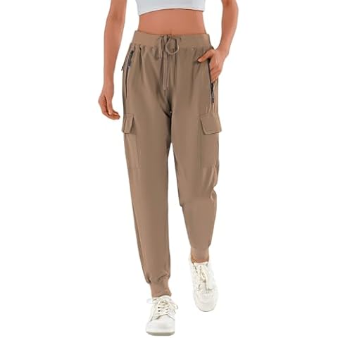 Daspkuwy Women's Quick Dry Tapered Trousers Cover