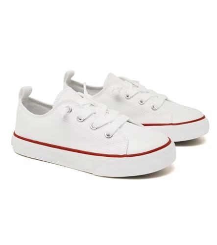 Image of Toddler Little Kid Cushioned Canvas Shoes Slip On Sneakers Soft and Durable