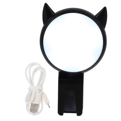 BRIGHTFUFU Universal Mini Selfie Lamp Portable Phone Luminous Ring Clip-on Type Fill-in Ring for Live Videos