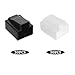 60PCS Ethernet Cable End Cover RJ45 Connectors Dust Cover Protector Plug Protective Cap Ethernet Cable End Plug Covers Black and White for Cords Connector Network Cat5e Cat6 Cat7 Lan Port Computer