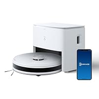 ECOVACS(エコバックス) DEEBOT Y1 PLUS ロボット掃除機 5000Pa強力吸引 自動ゴミ収集 水拭き 両用 お掃除ロボット 掃除機 モップがけ 静音 最大150日分のゴミ捨て不要