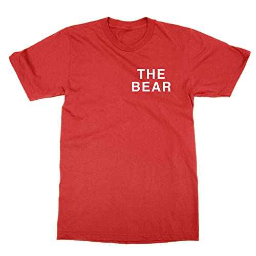 T-shirt The Bear Pocket en rouge taille M le basique col rond