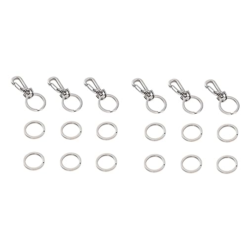 Clip pour identifiant de chien en métal durable avec anneaux pour collier