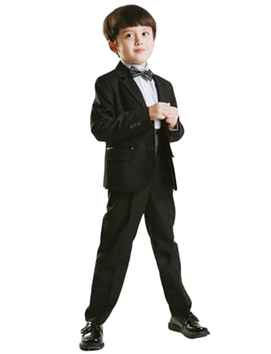 Costume deux pièces garçon avec veste à deux boutons et pantalon élégant
