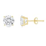 2.0 ct Round Brilliant Cut Conflict-Free VVS1 Ideal Gemstone Birthsone designer Simulated Diamond CZ