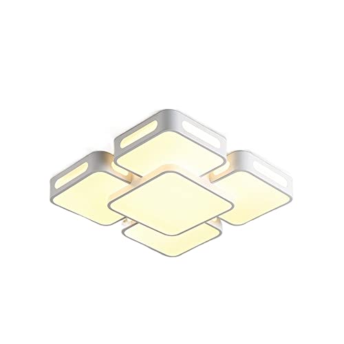 Lustre durable moderne rectangulaire blanc haute qualité LED 48W - 2