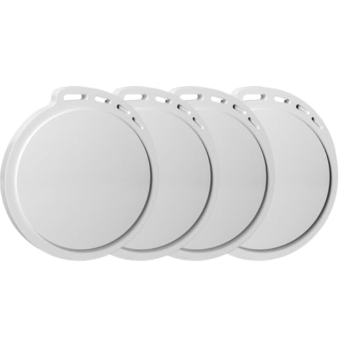 Air Tracker Tags-4 Pack, Bluetooth Tracker, Work with Apple Find My (iOS Only), Smart Tag with Protective Case/Keychain/Lanyard, for Luggage/Key/Suitcase, Replaceable Battery, Waterproof Key Finder