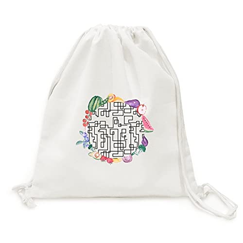 Sac en tissu pliable l'hexagone pour transporter vos fruits et légumes sans effort