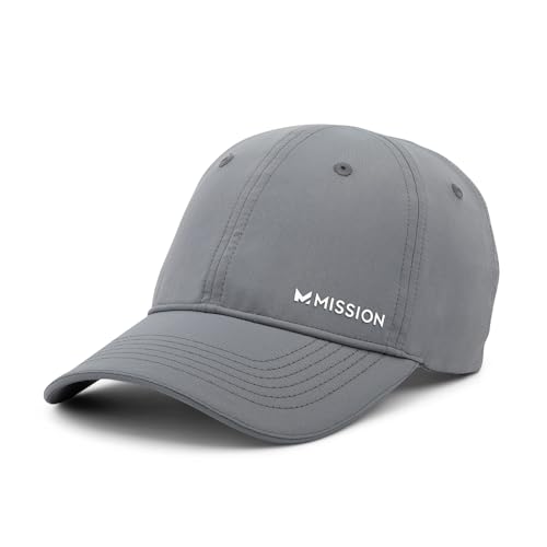 Image of MISSION Cooling Performance Hat, Unstructured Low-Profile Adjustable Fit - UPF 50 - for Running, Workouts & Outdoors