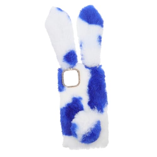 NUOBESTY 1 Pieza Teléfono de Peluche Degradado Carcasa Decorativa de Cartoon Compatible Resistente Protección Duradera