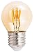 Produktbild McShine - LED-Leuchtmittel Filament Tropfenlampe | Retro | Edison Vintage Glühbirne E27 LED warmweiß 1W, 90 lm, 2200K, goldenes Glas LED Lampe Nostalgie