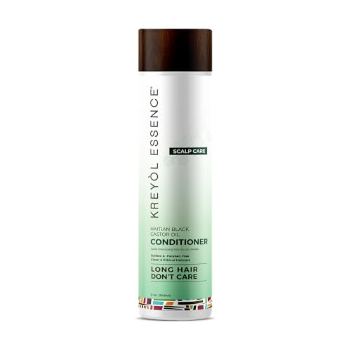 Kreyol Essence - Scalp Care Conditioner with Haitian Black Castor Coconut oil and Aloe Vera Oil 8 Oz