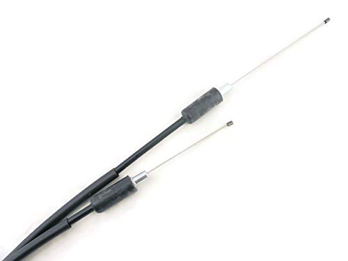 LINMOT GAP50RSK3 Câble d'accélérateur Gasseil Câble de gaz Aprilia RS 50 (99-05) Set Complet (3 pièces), Noir