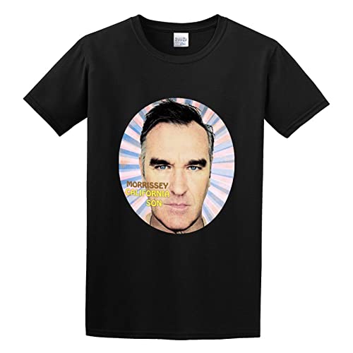 Morrissey Califórnia Son Mens Cotton Tshirt, Preto, Pequeno