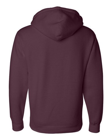 Independent Trading Co. mens Hooded Pullover Sweatshirt (IND4000) Maroon XL3