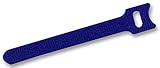 Pro Power SHMG135BLUE Klettkabelbinder, 135 x 12 mm, Blau, 10 Stück