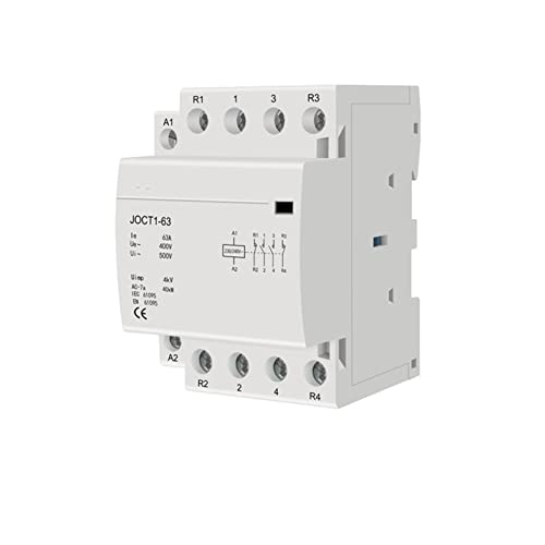 R^N^ 4p 63a 220V/230V 50/60Hz DIN [ ƒp AC R^N^ 1NO 3NC/2NO 2NC/3NO 1NC/4NO/4NC YƗp dC ZFUGEDRLI (Color : 63a 2no 2nc)