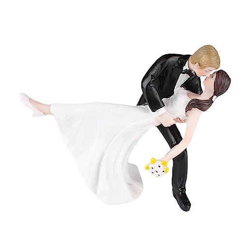 Figurines de mariage pour décorer le gâteau de cérémonie blanche