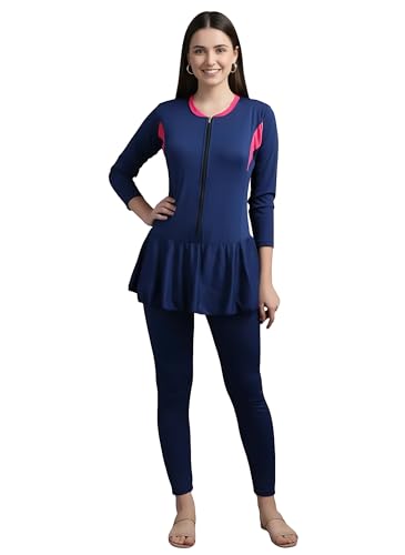 Image of N-Gal Women Full Length Padded One Piece Swimming Costume|Swimsuit Set for Women