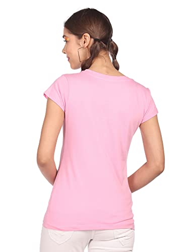 Image of SUGR BASICS Women's Printed Regular Fit T-Shirts