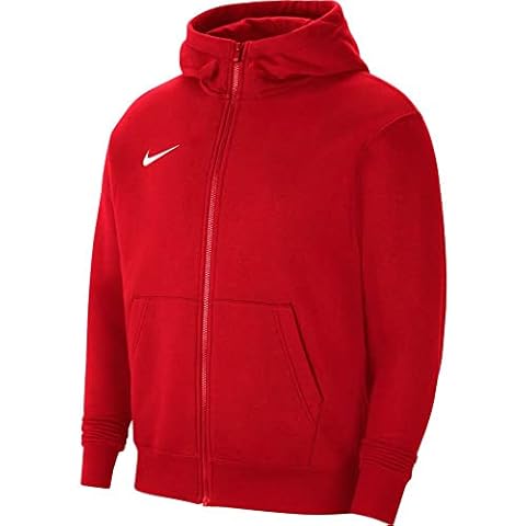 NIKE Kid's Red Fleece Hoodie Sweatshirt Cover