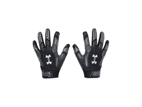 El Mejor Listado de Ropa de Fútbol americano para Niño - los preferidos. 42 Under Armour Guantes para fútbol Americano F9 Nitro para niños Talla M Color Negro