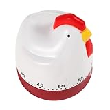 HEALEEP Küchen Timer Mechanischer Kurzzeitwecker für Backen und Eier Batteriefrei Praktische Zeitschaltuhr für Täglichen Gebrauch