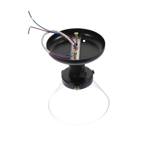 Lampe de plafond pour couloir sombre plafonnier en verre transparent mat jojofuny