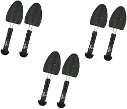 Adjustable Black Shoe Tree for Men | Fits UK Size 6 to 11 | Plastic Shoe Shaper & Crease Preventer | Shoe Care Tool for Formal & Casual Footwear