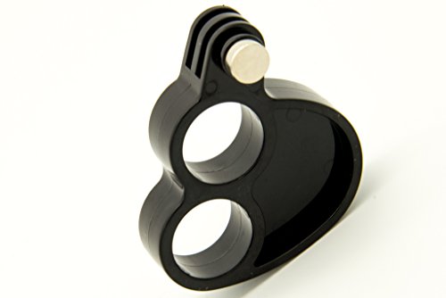 Soporte pequeño con agarre de mano para nudillos, compatible con cámaras de acción GoPro, SJCAM, Xiaomi