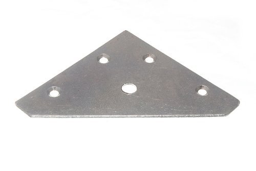Coin Mending Plate 83mm pour réparation de meuble en bois - Lot de 50