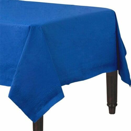 Tezraftaar® 10 x Paper Table Cloths Disposable 90cm x 90cm Navy Blue Square Party Table Cloth for Wedding Catering Baby Shower Buffet Picnic Camping