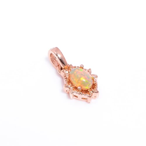 Pendentif opale naturelle argent 925 cabochon pour sublimer vos tenues