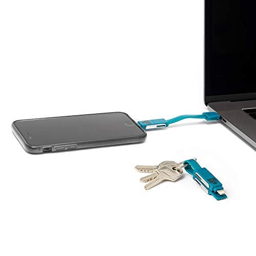 Legami - 6 in 1 Keyring Charging Cable, Blue - Image 2