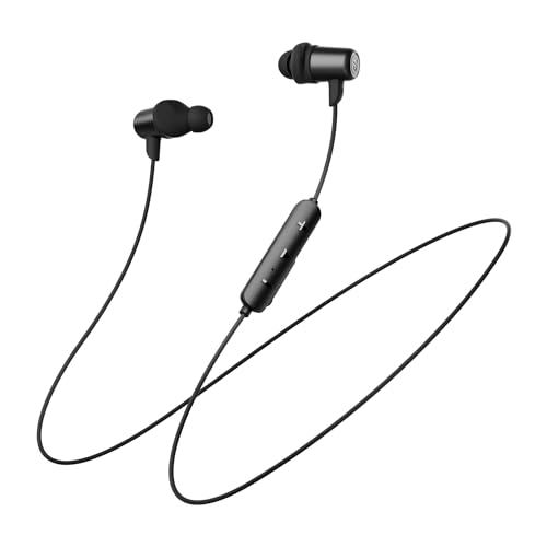 SoundPEATS Q35 HD+ in-Ear Stereo Wireless Bluetooth Headphones 5.2 Magnetic Earphones IPX8 Sweatproof Earbuds with Mic for Sports, Immersive Bass, 10mm Drivers, 25 Hours Playtime,Type C