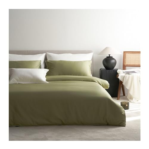 Housse de couette coton épais broderie nœud luxe pour lit 200x200 cm