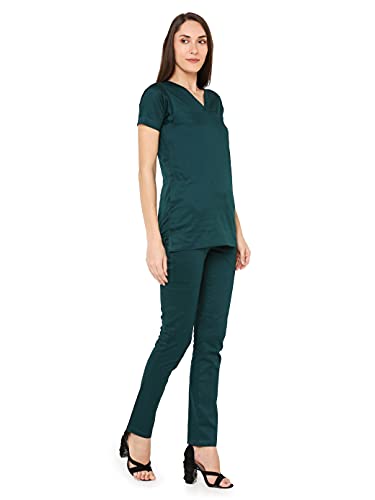 Image of Associated Uniforms Womens Cotton Slim Fit Scrub Suit with Lycra /Spandex /Stretch feel (LYCO)