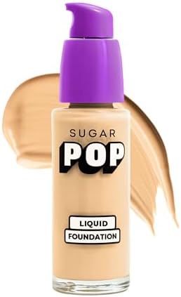 SUGAR POP Liquid Foundation | Super Matte Foundation For Women | Water-Resistant | Lasts 10 Hrs | 30 ml - 02 Almond