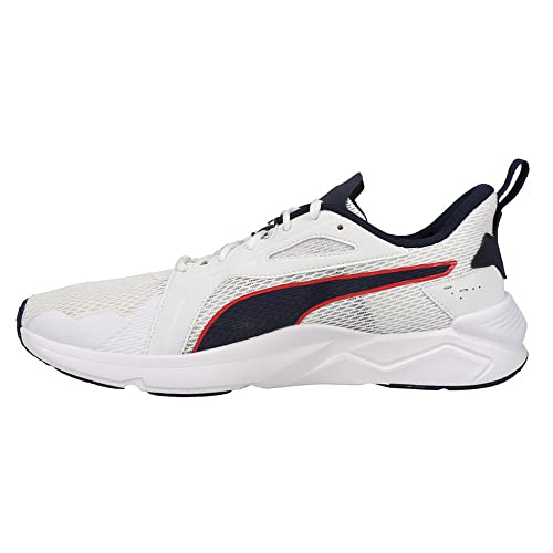 PUMA PUMA Men's LQDCELL Method Lace Up Fashion Sneaker Pct/Wht/Rd 11 Medium US