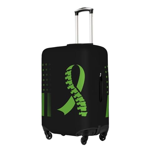 Travel Luggage Cover Scoliosis Awareness Fashion Washable Baggage Suitcase Protector Fit For Luggage Large2