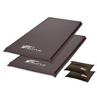 Amazon | FIELDOOR 車中泊マット 10cm厚 2個 ＆インフレータブル
