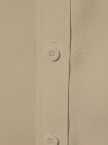 Image of AVANOVA Men's White Long Sleeve, Slim Fit Button Down Dress Shirt for Men | Casual Office Wear | Formal Business Shirts | Stylish Plain Single Breasted Shirt(Shirt 87)