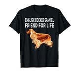 inglese cocker spaniel amico per la vita cane amicizia maglietta