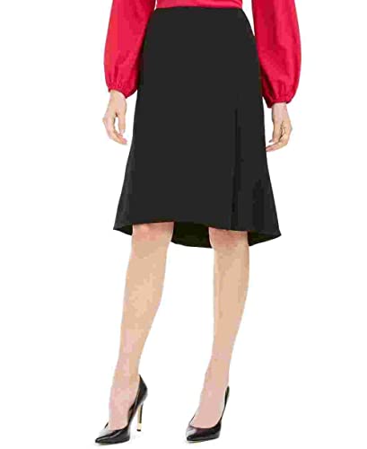 Jupe en crêpe extensible Kasper avec détails superposés pour femme
