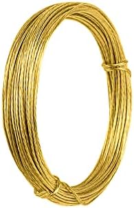 SAVITA 2.5m / 8.2 Ft Picture Hanging Wire, Multi-Strands Metal Wire Photo Frame Hanging Wire for Art Work Mirrors Clock (1.24mm)