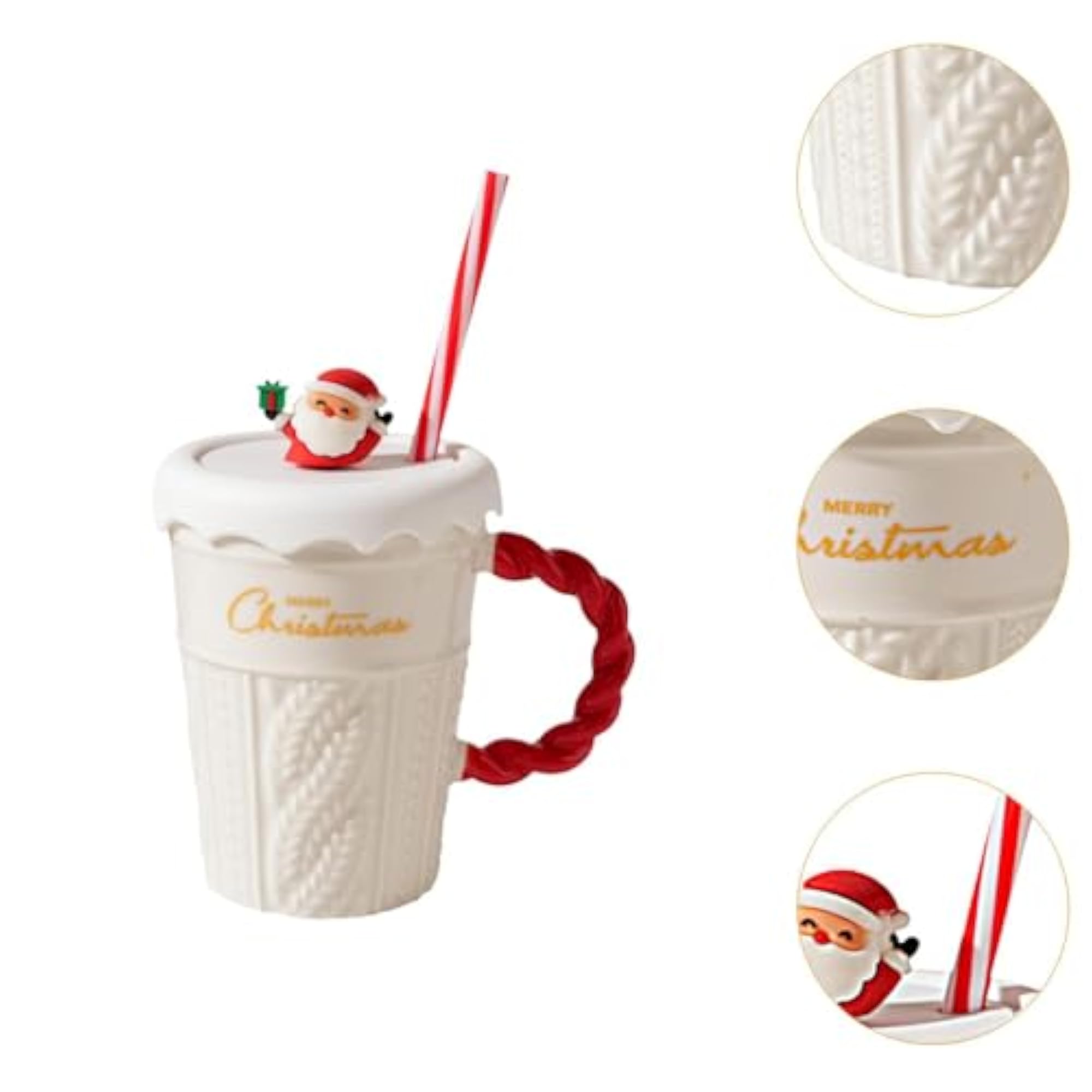 Christmas Ceramic Mug Creative Breakfast Mug Water Cup