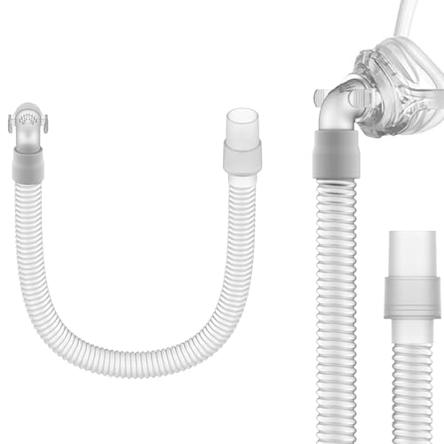 Replacement Tube Assembly for Wisp Nasal Mask IBEET Short Tube for Wisp Connecting Hose Replacement CPAP Accessories - Quick Release & 360-Degree Rotatable