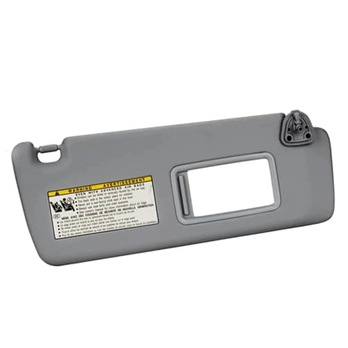 Pare-soleil voiture gris gauche avec miroir bloquant les UV pour Highlander 2004