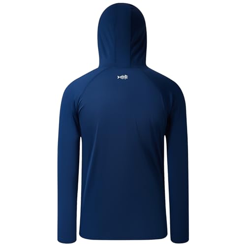 BASSDASH Youth UPF 50+ Hooded Shirts with Mask UV Neck Gaiter Sun Protection Long Sleeve T Shirt for Fishing Swim2